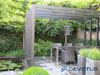 Vlijmen privé tuin - Vijverinstallatie en staal- waterkunstwerk